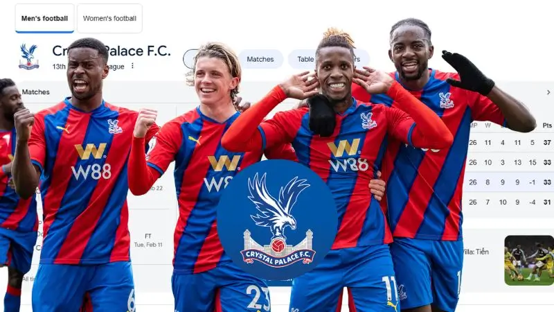 Thevang TV giới thiệu về Crystal Palace - Nhận đinh bóng đá ngày 6 tháng 3